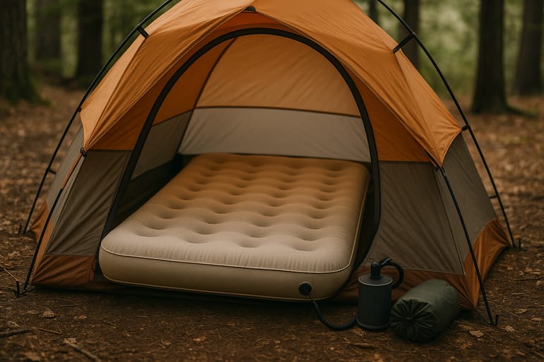 Complete Guide to Portable Air Mattresses for 2-Person Tents