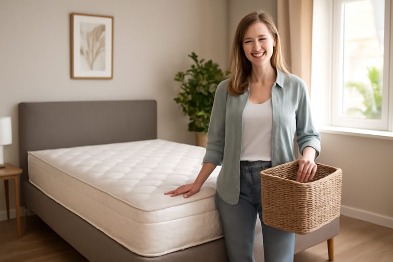 Double mattress sizing: 135x190 cm and UK variations