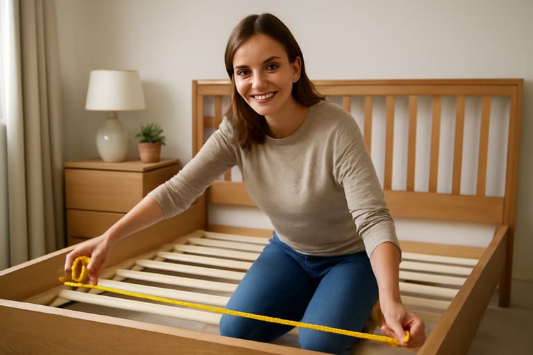 How to measure your bed frame for a double mattress