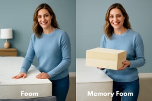 Foam & Memory Foam Mattress Types for UK Shoppers