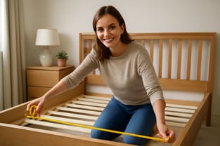 How to measure your bed frame for a double mattress