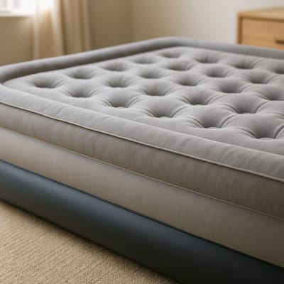 Materials and support: PVC vs TPU, coils and comfort