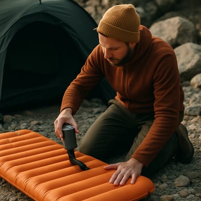 Inflation, setup, and field protection on rocky sites