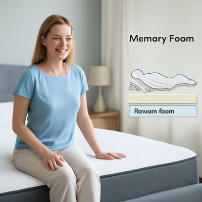 How do memory foam, latex, and hybrid mattresses actually differ?
