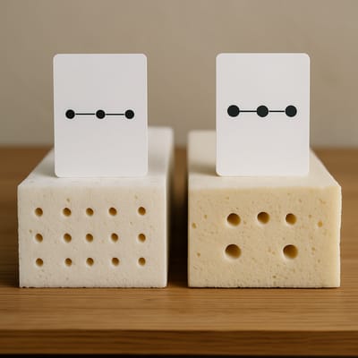 Firmness, density, and long‑term durability