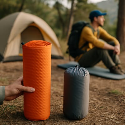 Weight and packed size: match the pad to your trip