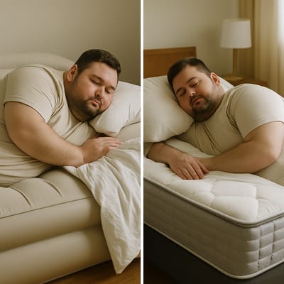 Air Beds vs Traditional Mattresses for Bariatric Sleep