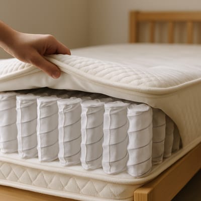 How do pocketed coils work inside the mattress?
