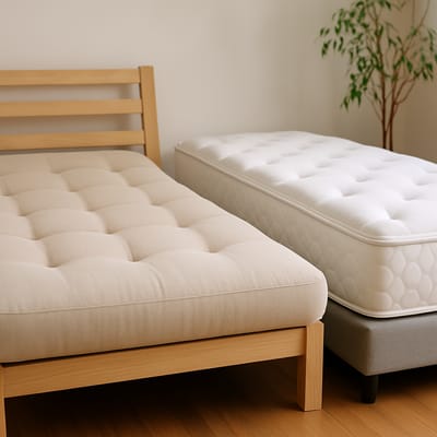 Futon vs traditional mattress: key differences