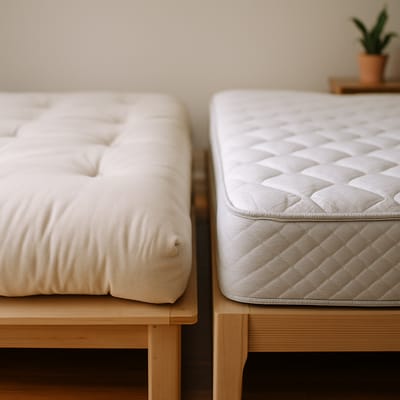 Futon vs traditional mattress: key differences