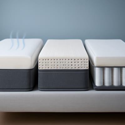 Which mattress type is better for cooling, support, and durability?