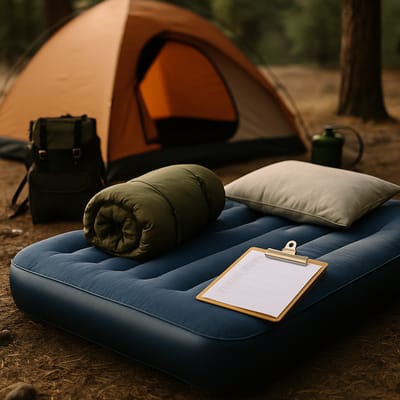 Start here: your camping air mattress checklist