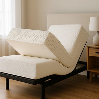 Comfort on adjustable beds: cooling, bounce, pressure