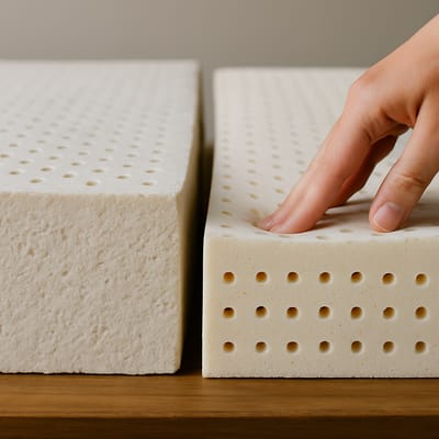Comfort and feel: Dunlop vs Talalay, firmness, bounce
