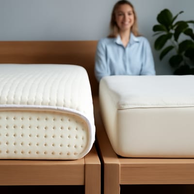 Why do some sleepers prefer latex over memory foam?