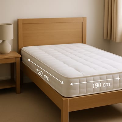 Small double size guide: dimensions and frame checks