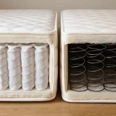 Pocket sprung vs open coil: what’s the difference?