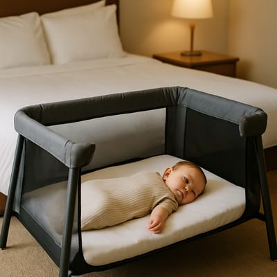 Why a portable cot mattress matters for safe travel sleep
