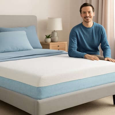 What benefits does gel-infused memory foam offer in everyday use?