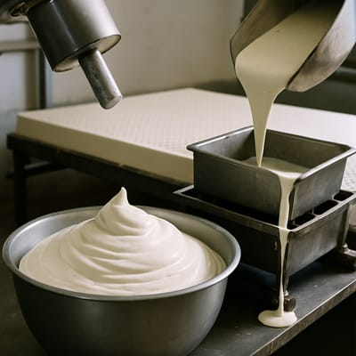 How the process shapes feel: Talalay and Dunlop