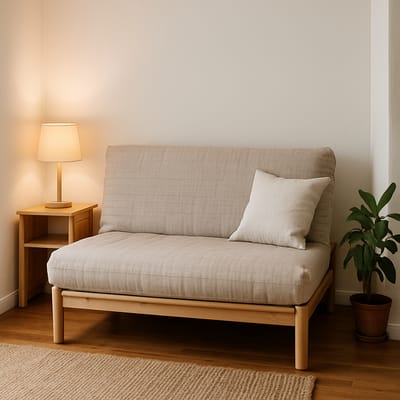 Narrow futons for small spaces: sizes and frames