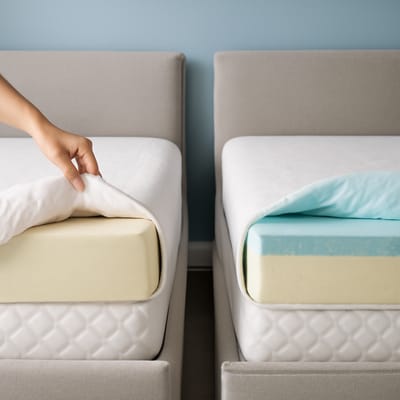 Which memory foam types should UK shoppers compare closely?