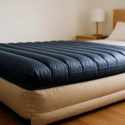 How is a bariatric air bed built for heavy users?