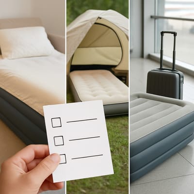 How to choose by use case: guests, camping, and travel