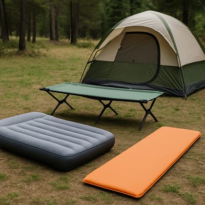 Air mattress vs cot vs foam pad: which suits your trip?