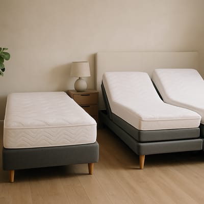 How Split King works vs. one‑piece King bases