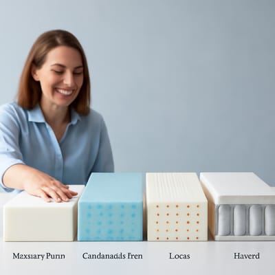 What is the real difference between memory foam, gel-infused foam, latex, and hybrids?