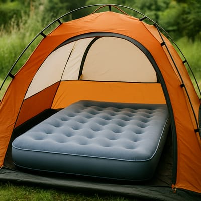 Why a Portable Air Mattress Works in a 2-Person Tent