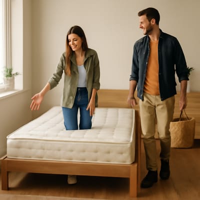 How much room do you need around a 135x190 double?