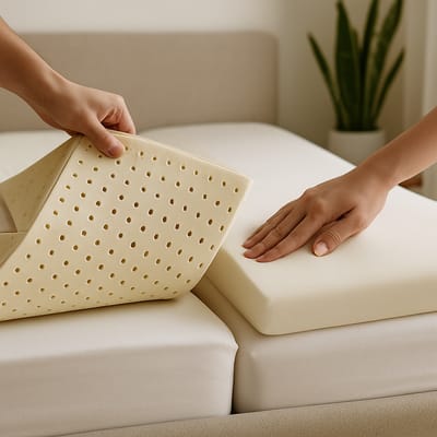 Latex vs memory foam topper: what really matters