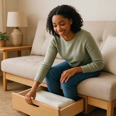 Why choose a storage futon with drawers?