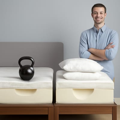 How do body weight and mattress materials change firmness feel?