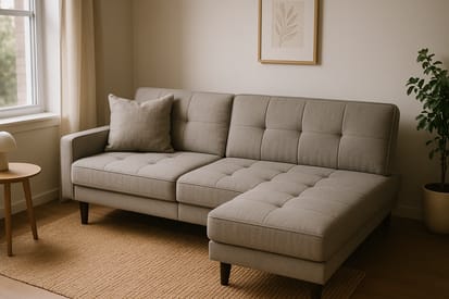 What Is an L-Shaped Futon? Design, Benefits, Use Cases