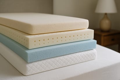 Topper Material 101: Memory Foam vs Latex vs Cooling